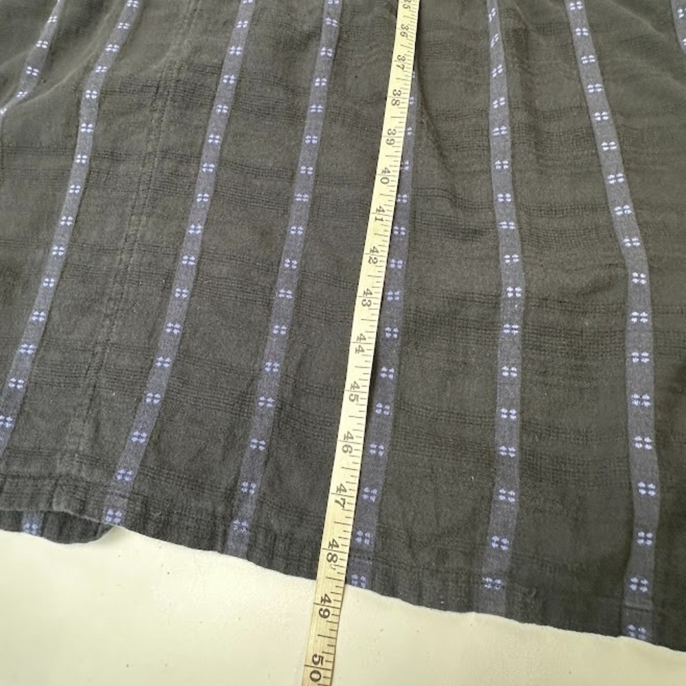 Ace & Jig Dress Womens 1X Black Blue V Neck Midi Comfort Boho Minimalist Indie - Picture 13 of 14